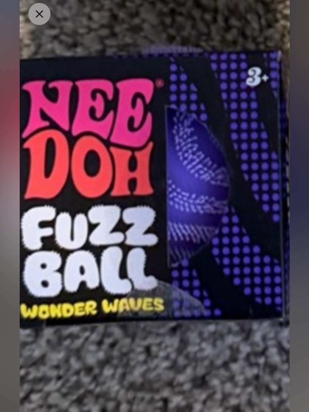 NEE DOH Fuzz Ball Wonder Waves - Purple